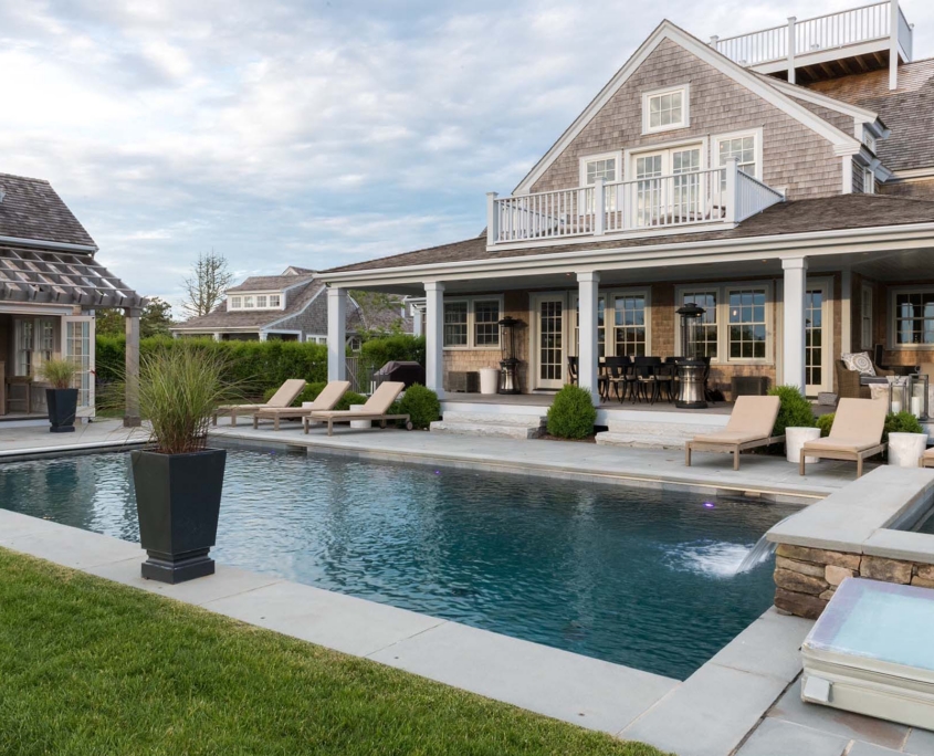 Nantucket Builders Main Street Construction built this Nantucket custom home in the South Valley.